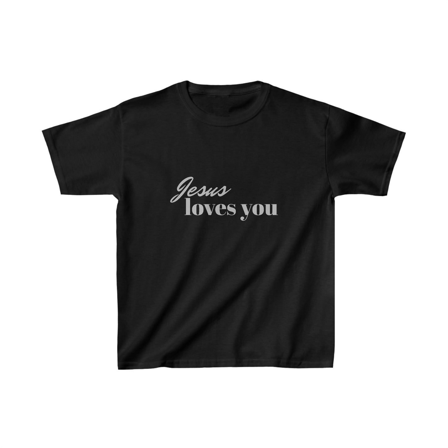 Jesus loves you Heavy Cotton™ Shirt for kids / Christian T-Shirt