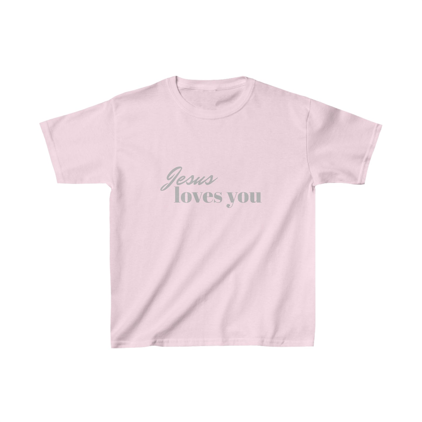 Jesus loves you Heavy Cotton™ Shirt for kids / Christian T-Shirt