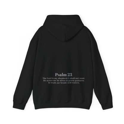 Cross with bible verse Heavy Blend™ Hoodie / Christian Hoodie