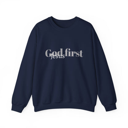 God first Sweatshirt / Christian Sweatshirt