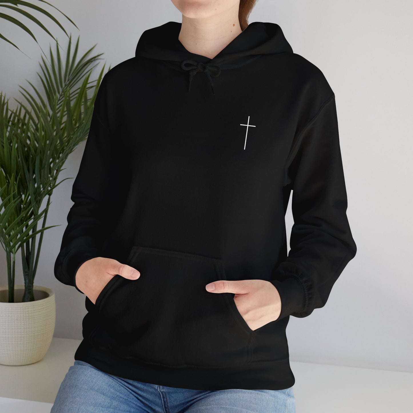 Jesus Picture Heavy Blend™ Hooded Sweatshirt / Christian Sweatshirt