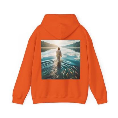 Jesus Picture Heavy Blend™ Hooded Sweatshirt / Christian Sweatshirt