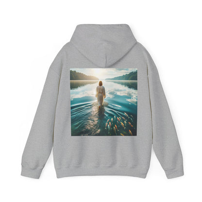 Jesus Picture Heavy Blend™ Hooded Sweatshirt / Christian Sweatshirt