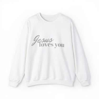 Jesus loves you Sweatshirt / Christian Sweatshirt