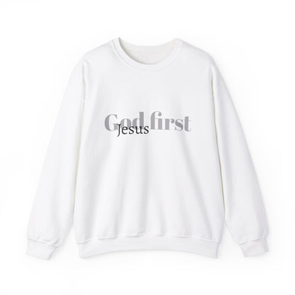 God first Sweatshirt / Christian Sweatshirt