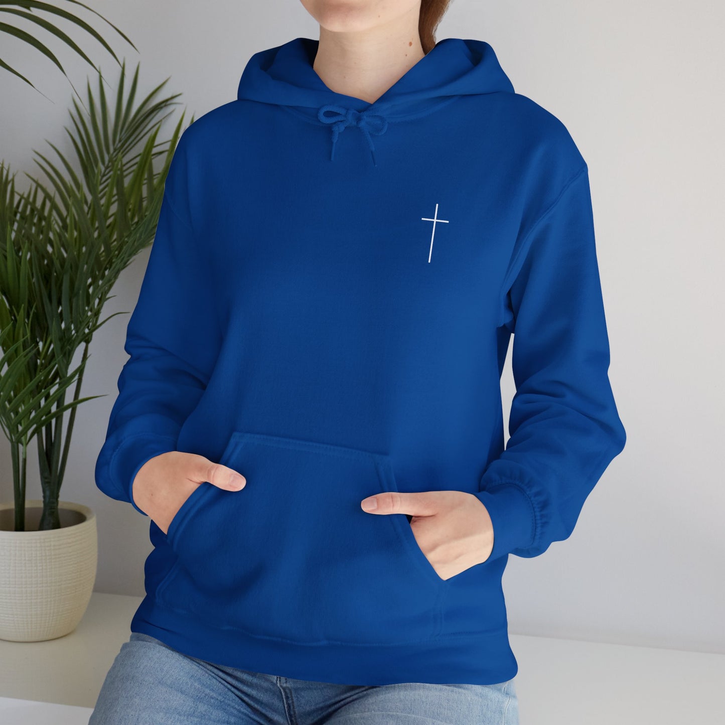 Jesus Picture Heavy Blend™ Hooded Sweatshirt / Christian Sweatshirt