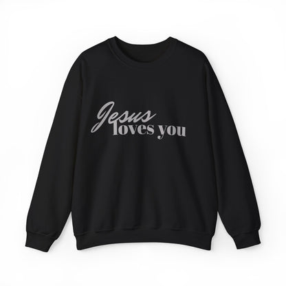 Jesus loves you Sweatshirt / Christian Sweatshirt