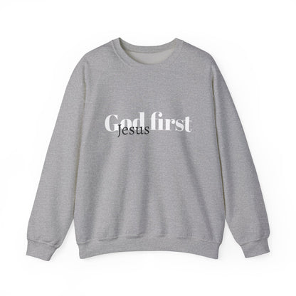 God first Sweatshirt / Christian Sweatshirt