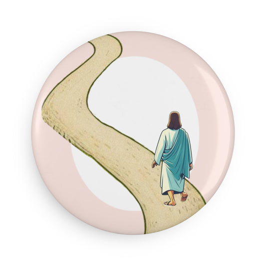 Walk with God Magnet pink / Christian Magnet