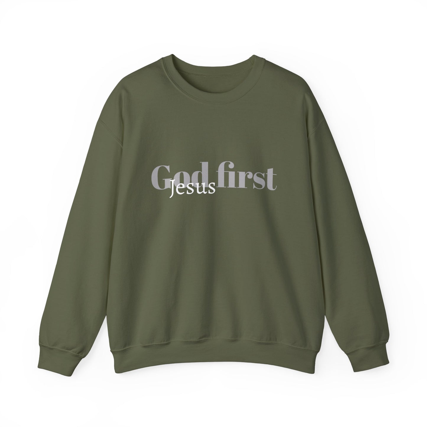 God first Sweatshirt / Christian Sweatshirt