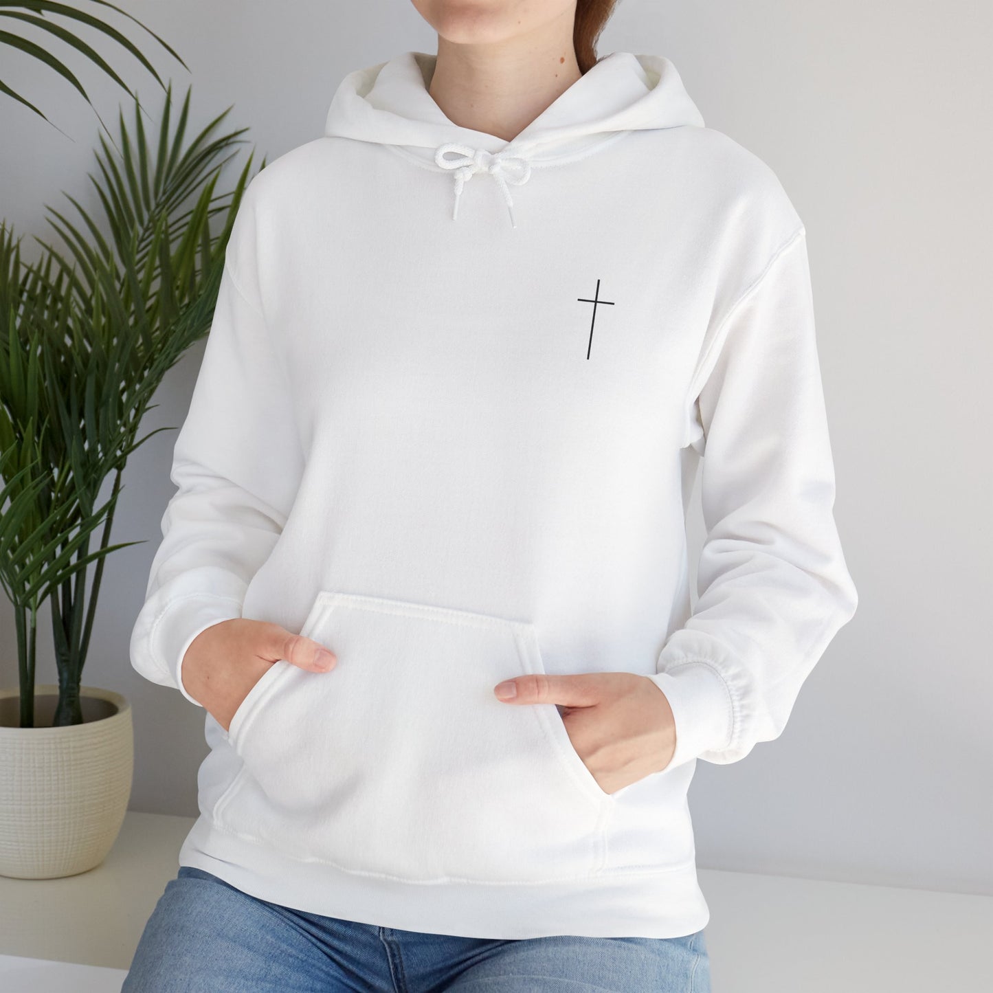 Jesus Picture Heavy Blend™ Hooded Sweatshirt / Christian Sweatshirt