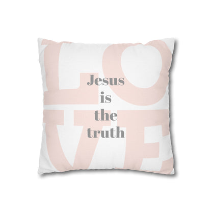 Jesus & Adam Square Pillowcase - Christian Pillow